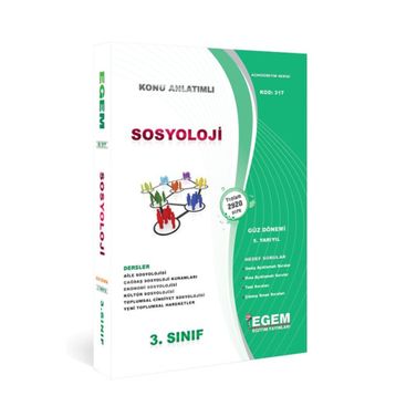 Aöf Sosyoloji 3 Sınıf Güz 5 Dönem Konu Anlatımlı Soru Bankası