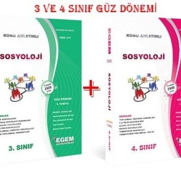 Aöf Sosyoloji 3 ve 4 Sınıf Güz 5 ve 7 Dönem Konu Anlatımlı Soru Bankası