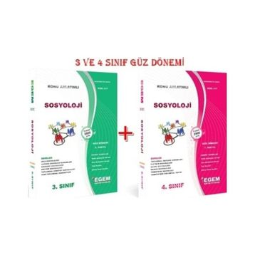 Aöf Sosyoloji 3 ve 4 Sınıf Güz 5 ve 7 Dönem Konu Anlatımlı Soru Bankası
