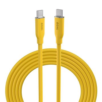 Aohi Silky 140W Type-C to Type-C 1 mt PD 3.1 480 MBPS Süper Hızlı Şarj ve Data Kablosu