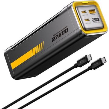 Aohi Starship 27.600 mAh 240w Pd3.1 Akıllı Dijital Göstergeli Siyah Powerbank