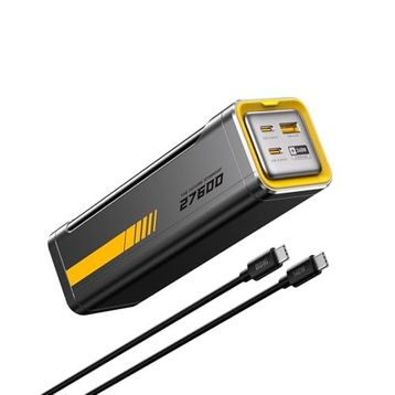 Aohi Starship 27.600 mAh 240w Pd3.1 Akıllı Dijital Göstergeli Siyah Powerbank