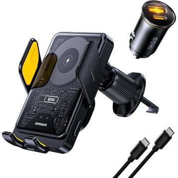 Aohi Superauto 65W Araç İçi Şarjı + 15W Şarj Aleti Handsfree Telefon Tutucu