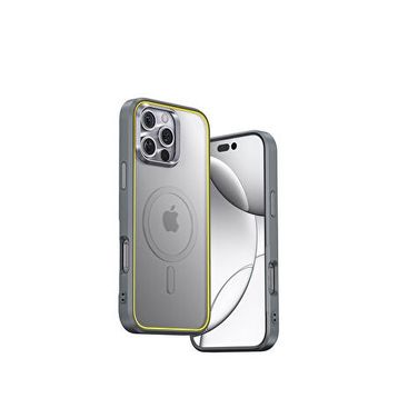 Aohi The Future Iphone 16 Pro Gri Magsafe Uyumlu Natural Titanium Telefon Kılıfı