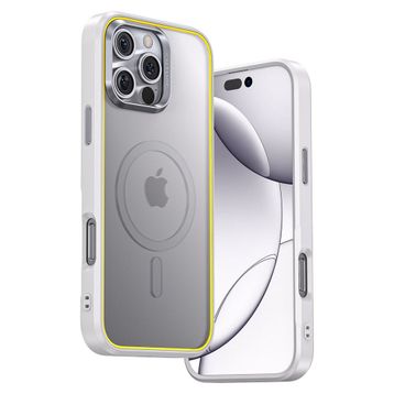Aohi The Future Iphone 16 Pro Max Magsafe Beyaz Uyumlu Telefon Kılıfı