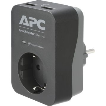 Apc By Schneider Electric PME1WU2B-GR Tekli Siyah Akım Korumalı Priz