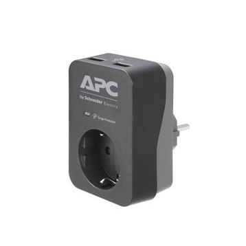 Apc By Schneider Electric PME1WU2B-GR Tekli Siyah Akım Korumalı Priz