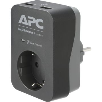 Apc By Schneider Electric PME1WU2B-GR Tekli Siyah Akım Korumalı Priz