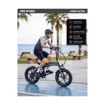 Ape Ryder Loris Ultra 1500 W Lacivert Elektrikli Bisiklet