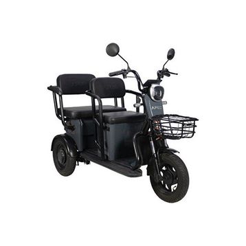 Apec APM5 Metalik Gri Üç Tekerlekli Elektrikli Moped