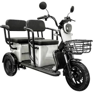Apec APM5 Sedefli Beyaz Üç Tekerlekli Elektrikli Moped