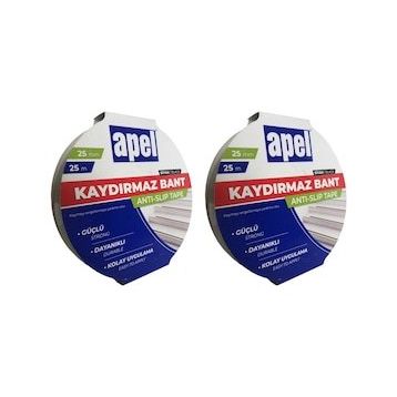 Apel Kaydırmaz Siyah 25 mmx25 m Bant