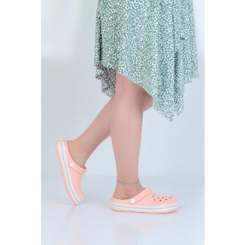 Apella E-800-2 Crocs Pudra Kadın Hemşire Doktor Terlik