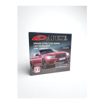 Apexi Marka Xenon H4 60 Watt 10800 Lümen 6000 K Led