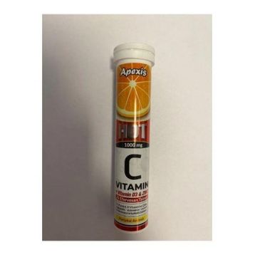 Apexis Hot C Vitamini Çinko 20 Efervesan Tablet
