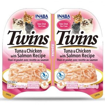 Apg Twins Somonlu ve Tavuklu 2x35 gr Kedi Ödül Maması