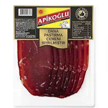 Apikoğlu 70 gr Çemeni Sıyrılmış Pastırma