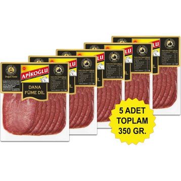 Apikoğlu 70 gr Dilimli Dana Füme (5 adet)