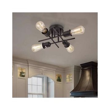 Aplika Glam 4'lü Modern Plafonyer Avize
