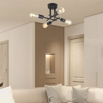 Aplika Glam 4'lü Modern Plafonyer Avize