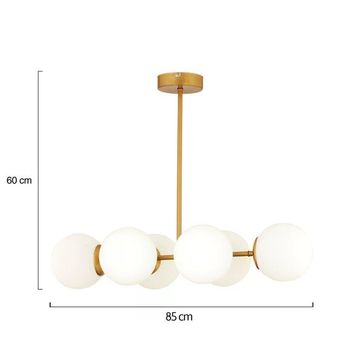Aplika Lema 6'lı Eskitme Modern Avize