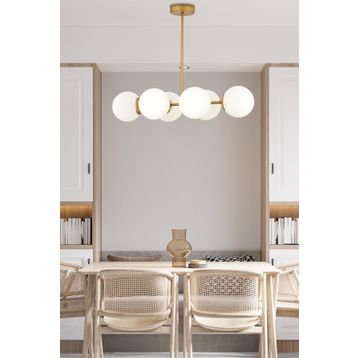 Apliqa 3582-06-FR Lema 6lı Eskitme Salon Avize