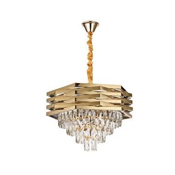 Apliqa Corde 50'lik Gold Kaplamalı Kristal Avize