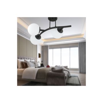 Apliqa İzem 3'lü Siyah Modern Avize