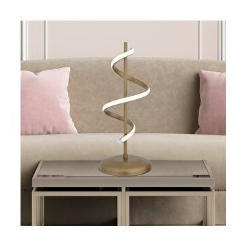 Apliqa Leatrice Tekli Eskitme 3 Renkli 20 Watt Ledli Modern Oturma Odası Yatak Odası Salon Led Abajur