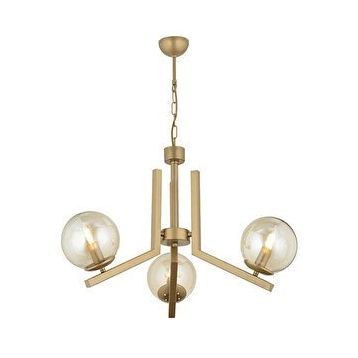 Apliqa Mikel Eskitme Boyalı Bal Camlı Avize