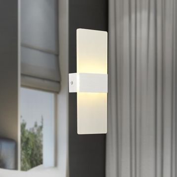 Apliqa Pearl 3 Renkli 8 Watt Buz Camlı Modern Salon Ledli Aplik