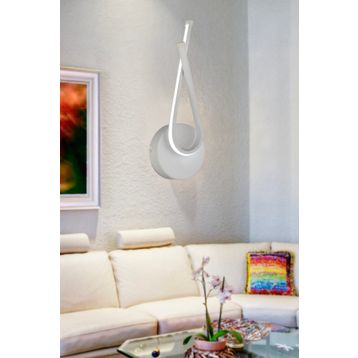 Apliqa Pedra Beyaz 20 Watt Led Aplik