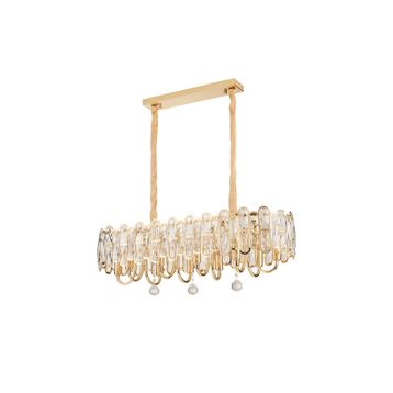 Apliqa Tortes 80'lik Gold Kristal Taşlı Avize