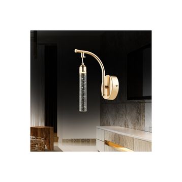 Apliqa Zaki Tekli Gold Led Aplik