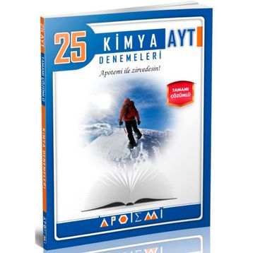 Apotemi Yayınalrı AYT Kimya 25 Denemeleri
