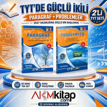 Apotemi Yayınları Paragraf ve Problemler 2 Kitap Set
