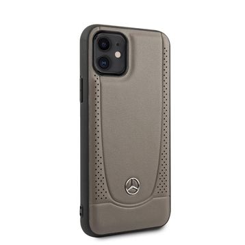 Apple iPhone 11 Mercedes Benz Urban Sert Deri Dizayn Kapak Kılıf
