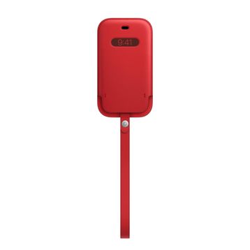 Apple İphone 12 Mini İçin Product Red Magsafe Özellikli Deri Kılıf