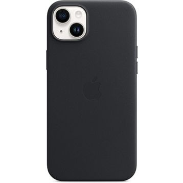 Apple iPhone 14 Plus Leather Magsafe Mıdnight Telefon Kılıfı
