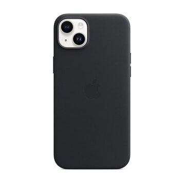 Apple iPhone 14 Plus Leather Magsafe Mıdnight Telefon Kılıfı