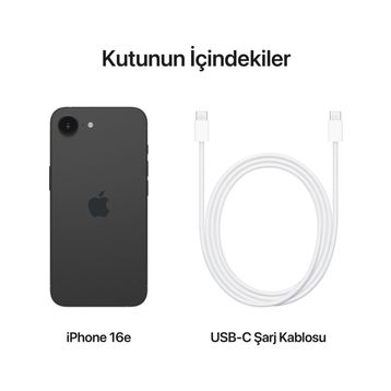 Apple iPhone 16e 256 GB Siyah