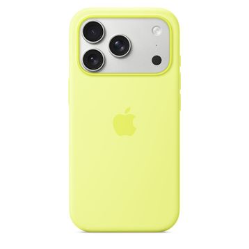 Apple iPhone 17 Pro MagSafe Silikon Neon Sarı Kılıf
