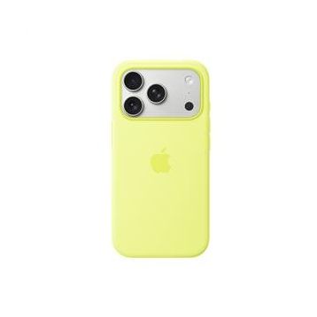 Apple iPhone 17 Pro MagSafe Silikon Neon Sarı Kılıf