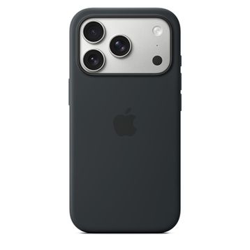 Apple iPhone 17 Pro MagSafe Silikon Siyah Kılıf