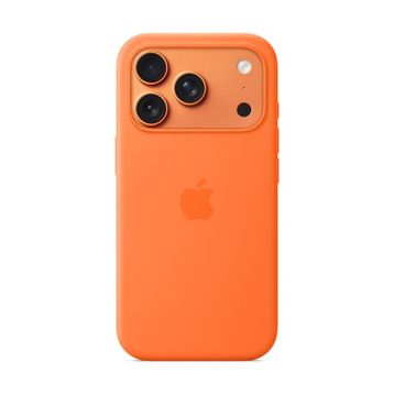 Apple iPhone 17 Pro MagSafe Silikon Turuncu Kılıf