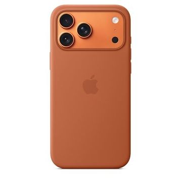 Apple iPhone 17 Pro Max MagSafe Silikon Terra Cotta Kılıf