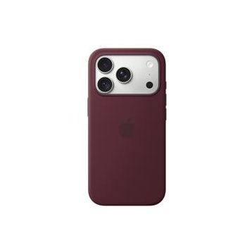 Apple iPhone 18 Pro Burgonya MagSafe Silikon Kılıf