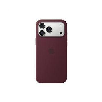 Apple iPhone 18 Pro Max Burgonya MagSafe Silikon Kılıf