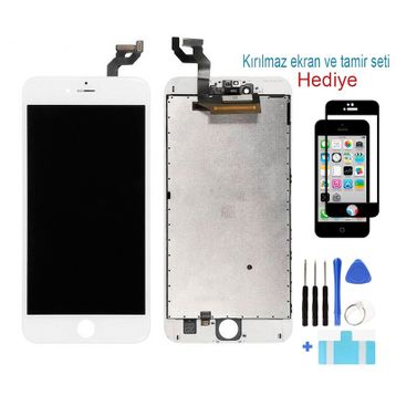 Apple iPhone 6s Plus Dokunmatik Beyaz Servis Revize Lcd Ekran