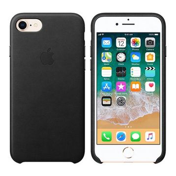 Apple iPhone 8-7 Kırmızı Deri Kılıf
